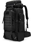 80L Hiking and Camping Backpack, Outdoor Hunting and Climbing Backpack, Water Resistant Backpack, Tactical Backpack for Men and Women