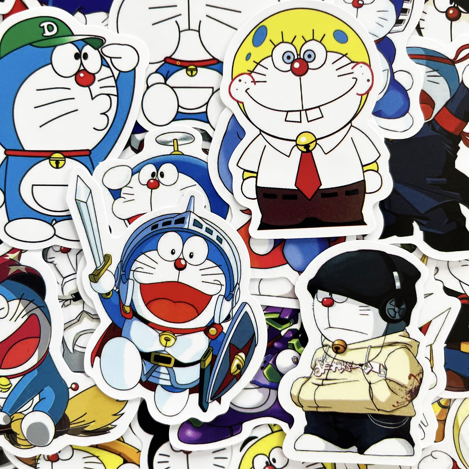 Amazon.co.jp: 50枚入り ドラえもん ステッカー かわいい漫画
