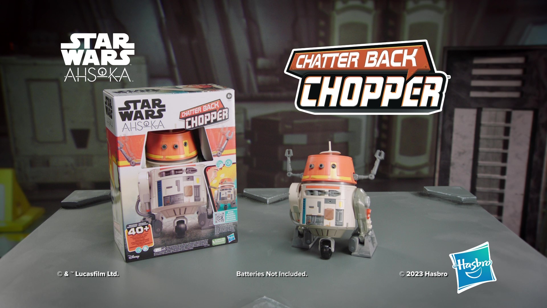 HASBRO STAR WARS バックチョッパー Amazon.com: STAR WARS Chatter Back Chopper, Ahsoka Animatronic