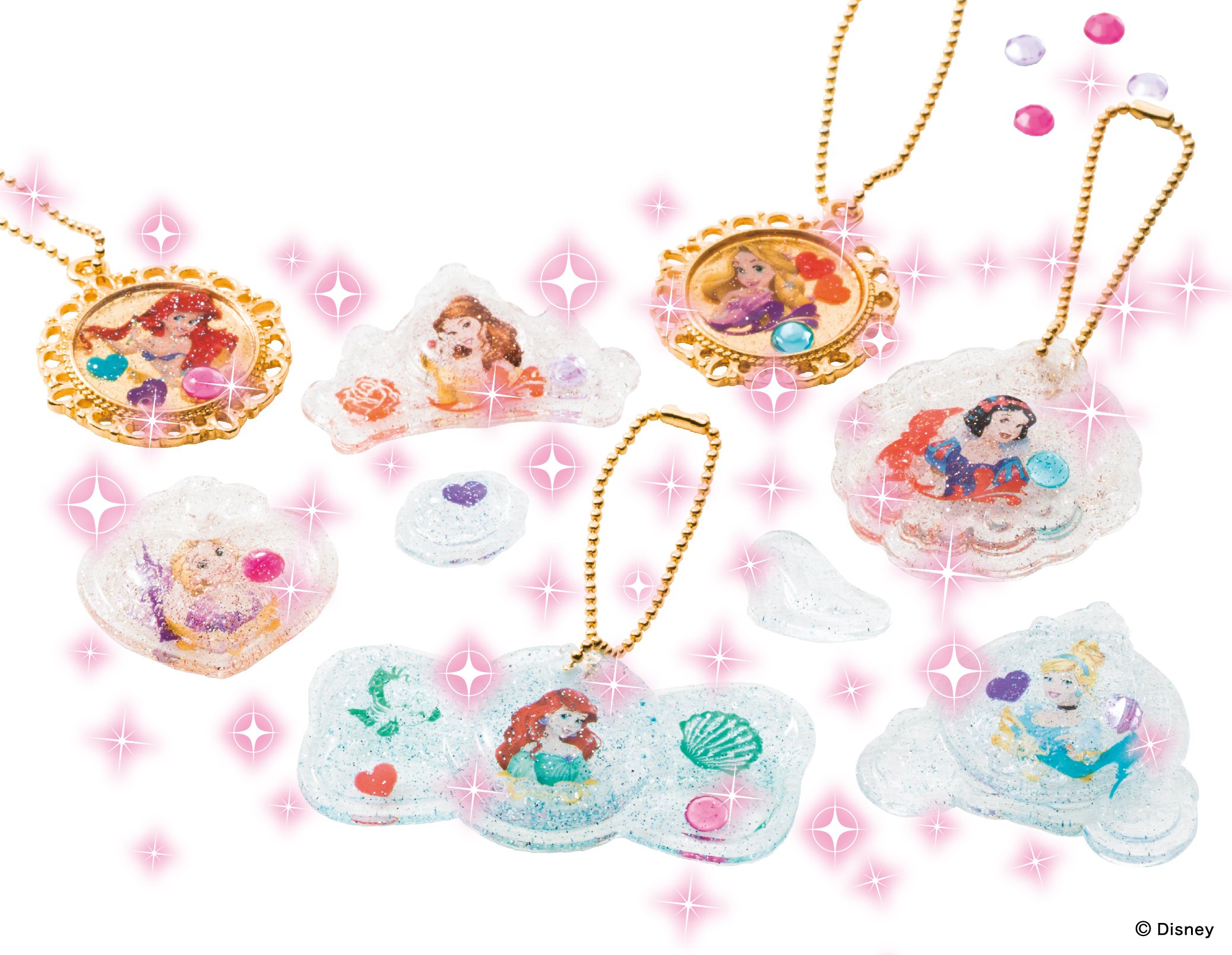 Amazon.co.jp: キラデコアート ぷにジェル ディズニープリンセスセット