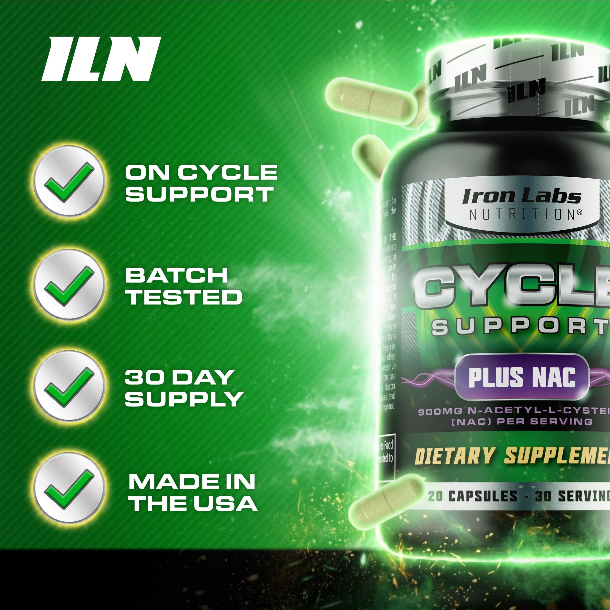 Cycle Support Plus NAC – Cycle Support Supplements for Men – 120 Capsules — Amazon image 5