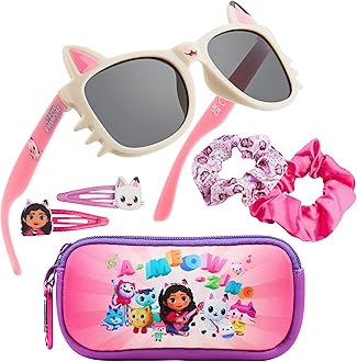 Get Trend UV Protection Sunglasses and Hair Accessories with Scrunchies Cute Hair Clips Small Pouch Gifts for Girls