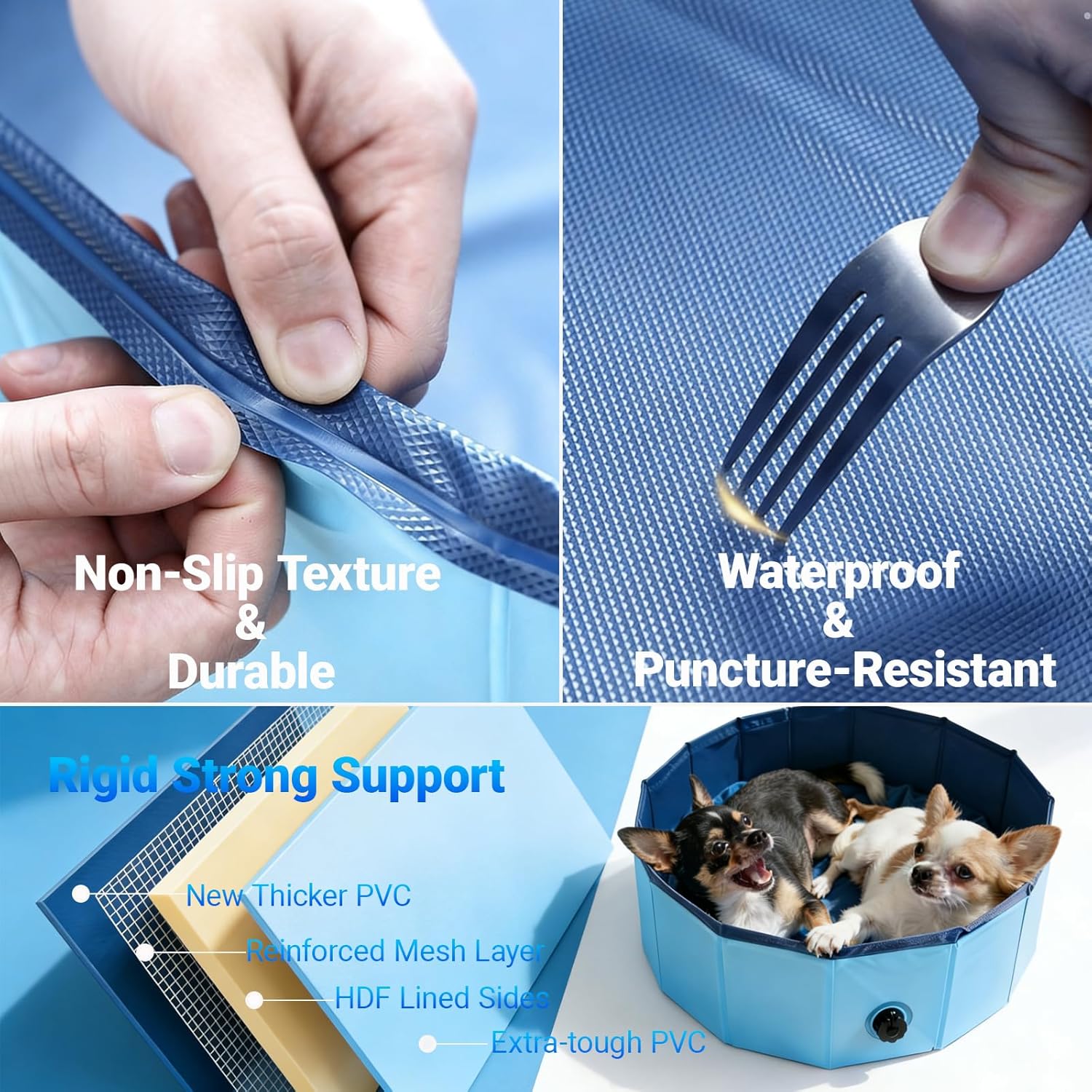 Dog Ball Pit with Balls Included,Cat Ball Pit & Dog Pool 2-in-1 for Puppies Small Dogs Cats, Portable Pet Playpen Pool Indoor Outdoor(S+75 Balls)