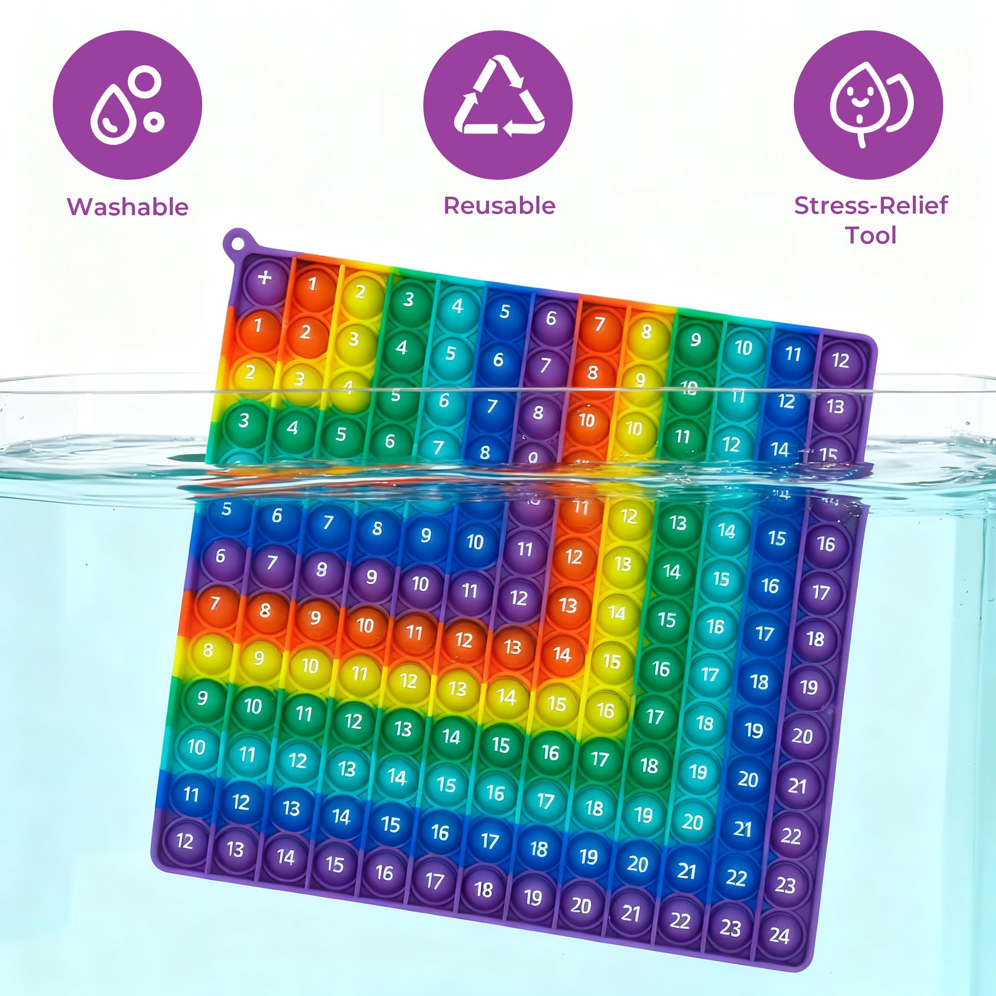 Briocht Times Tables and Addition Maths Toy, Multiplication Tables for Kids Times Tables Game - Image 3
