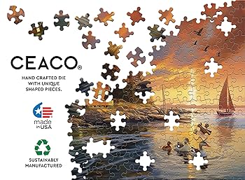 ❗️sachicoco8⭐️  Amazon.com: Ceaco - Daydream Wolves - 500 Piece Jigsaw