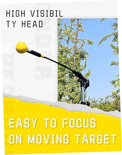 Miniatura 5 de Equipo de entrenamiento de béisbol y sóftbol, entrenador de bateo suave de béisbol, entrenador de swing de béisbol con 4 bandas de potencia, mejora