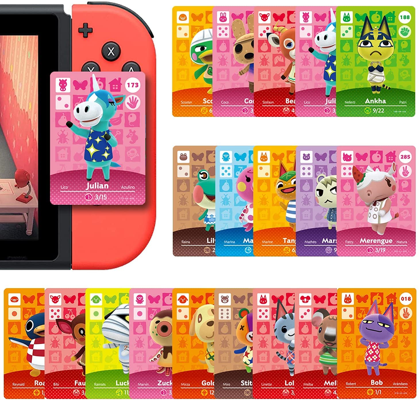 35 PCS ACNH NFC Animal Crossing Amiibo Cards,Tag Mini Game Rare Character  Villager Cards for New Horizons,Cards Series 1-4 for Switch/Switch Lite/Wii  U (with Storage Case) : Amazon.com.au: Video Games
