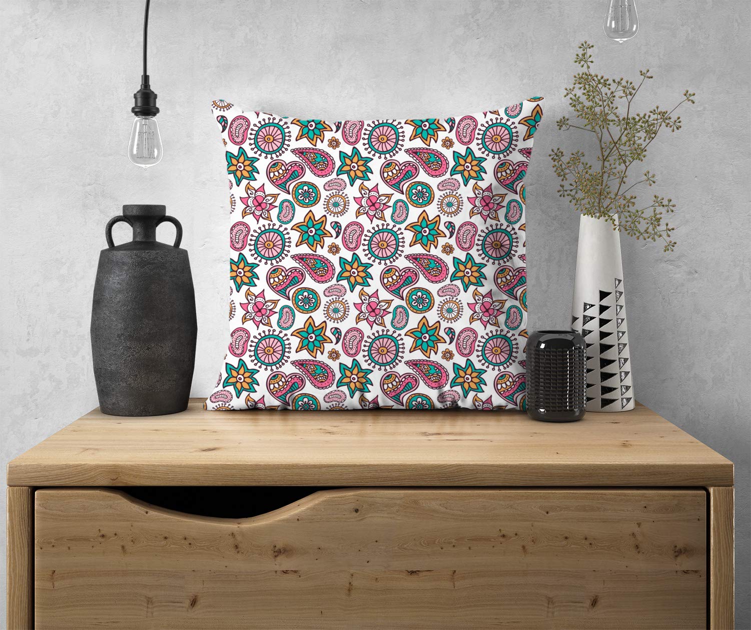 AY FASHION Printed Cushion Covers Soft Satin Fabric Square Throw Pillow Cover with Filler for Sofa & Home Decor(12x12 Inches,Cushion-Art-Design-21 (B0B3JGWXSR) Amazon Price History, Amazon Price Tracker