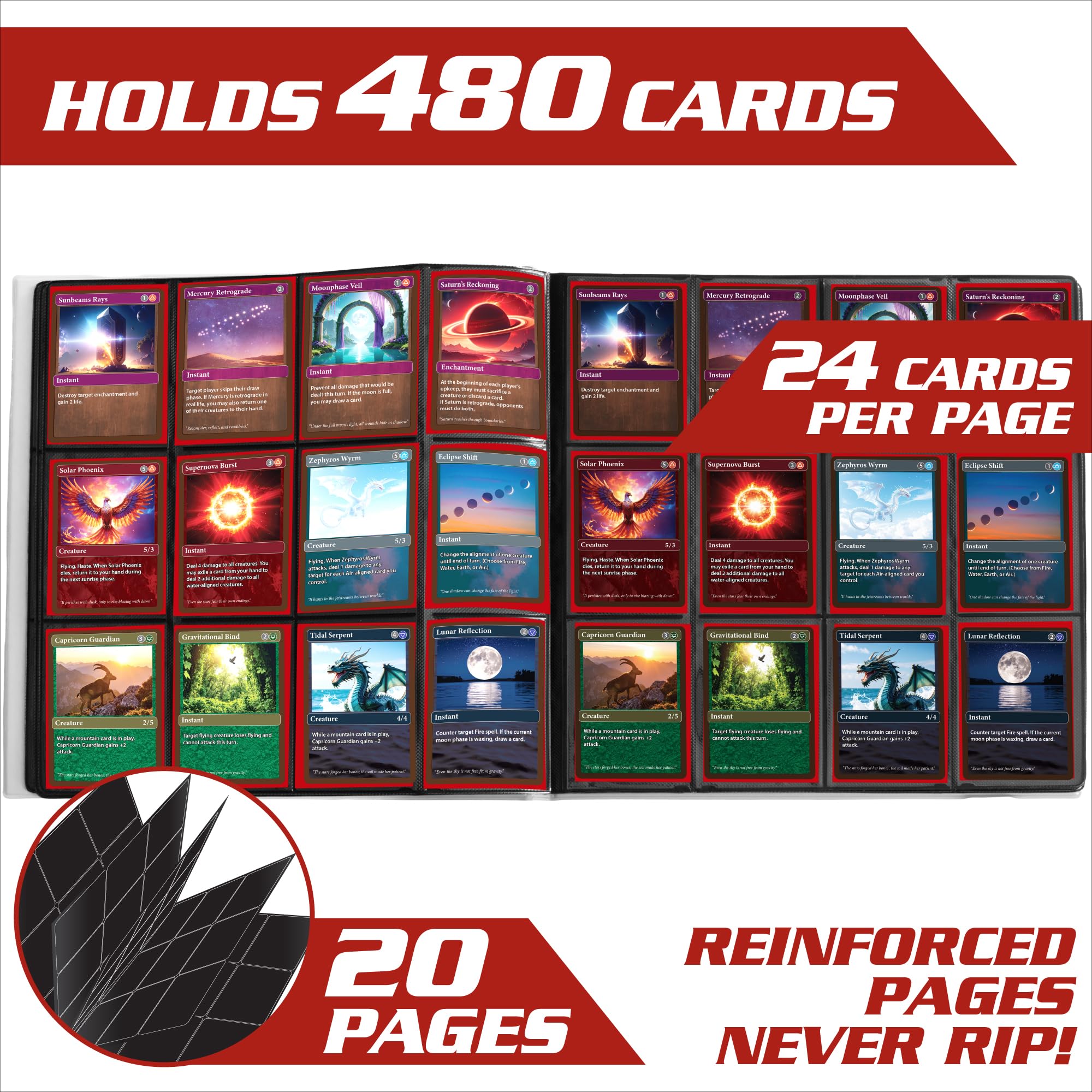 Amazon.com: The Original Monster Zodiac Trading Card Album- 20