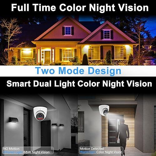 Miniatura 5 de Cámara de seguridad IP PoE de 8MP 4K con zoom óptico 5X, cámara IP domo H.265, luz dual inteligente, conversación bidireccional, ranura para tarjeta