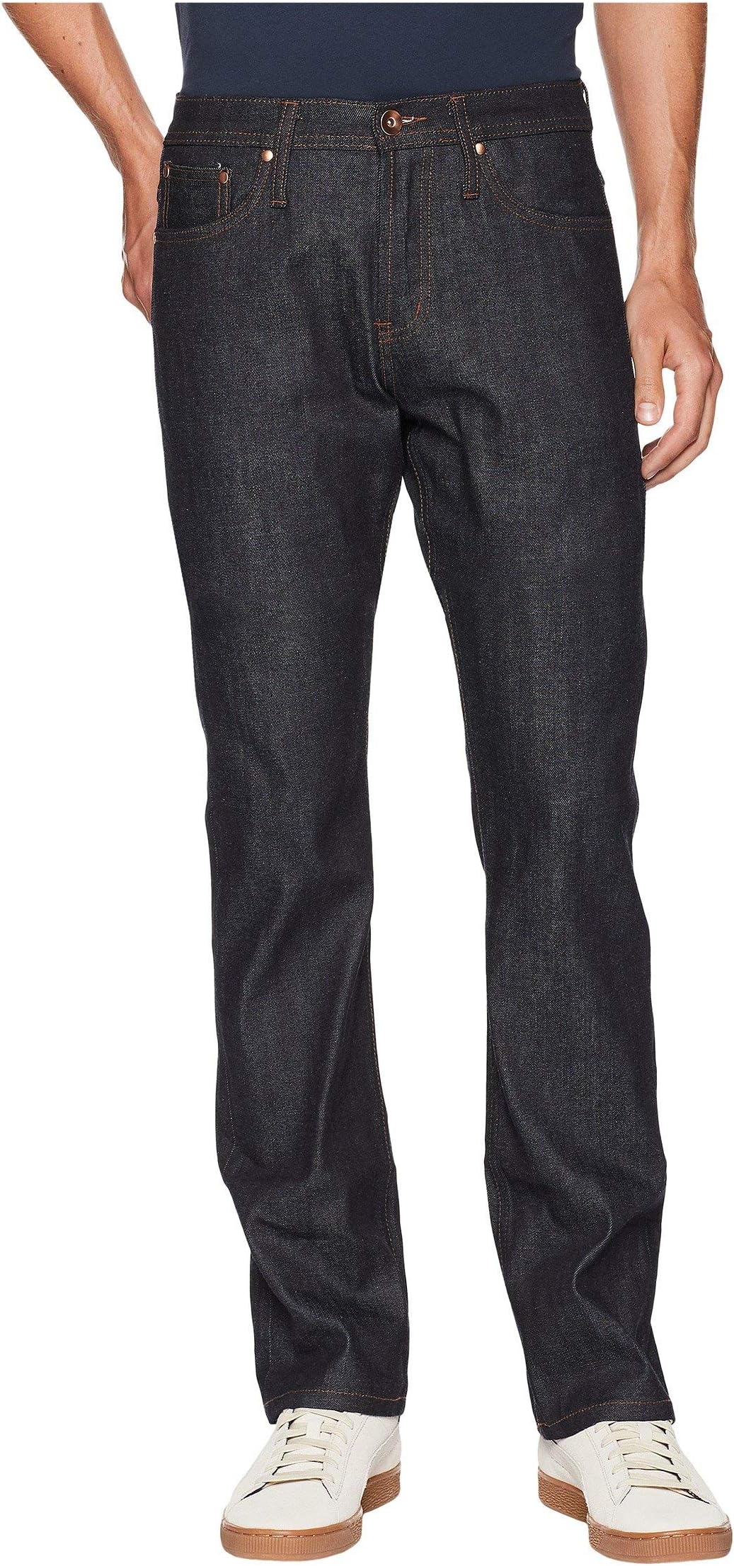The Unbranded Brand Men's UB322 Straight-Leg Jean in Indigo Stretch Selvedge