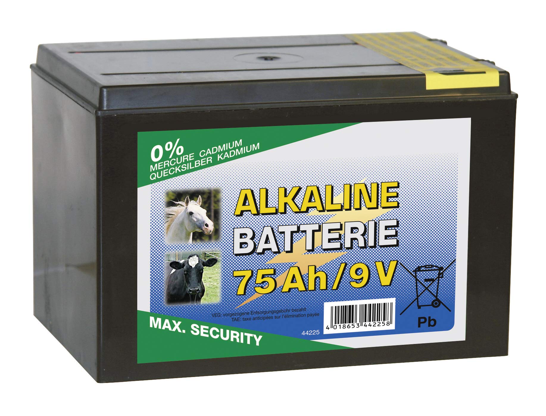 Corral TR-CRL0020 - Batteria alcalina a Secco, 75 Ah, Colore: Trasparente