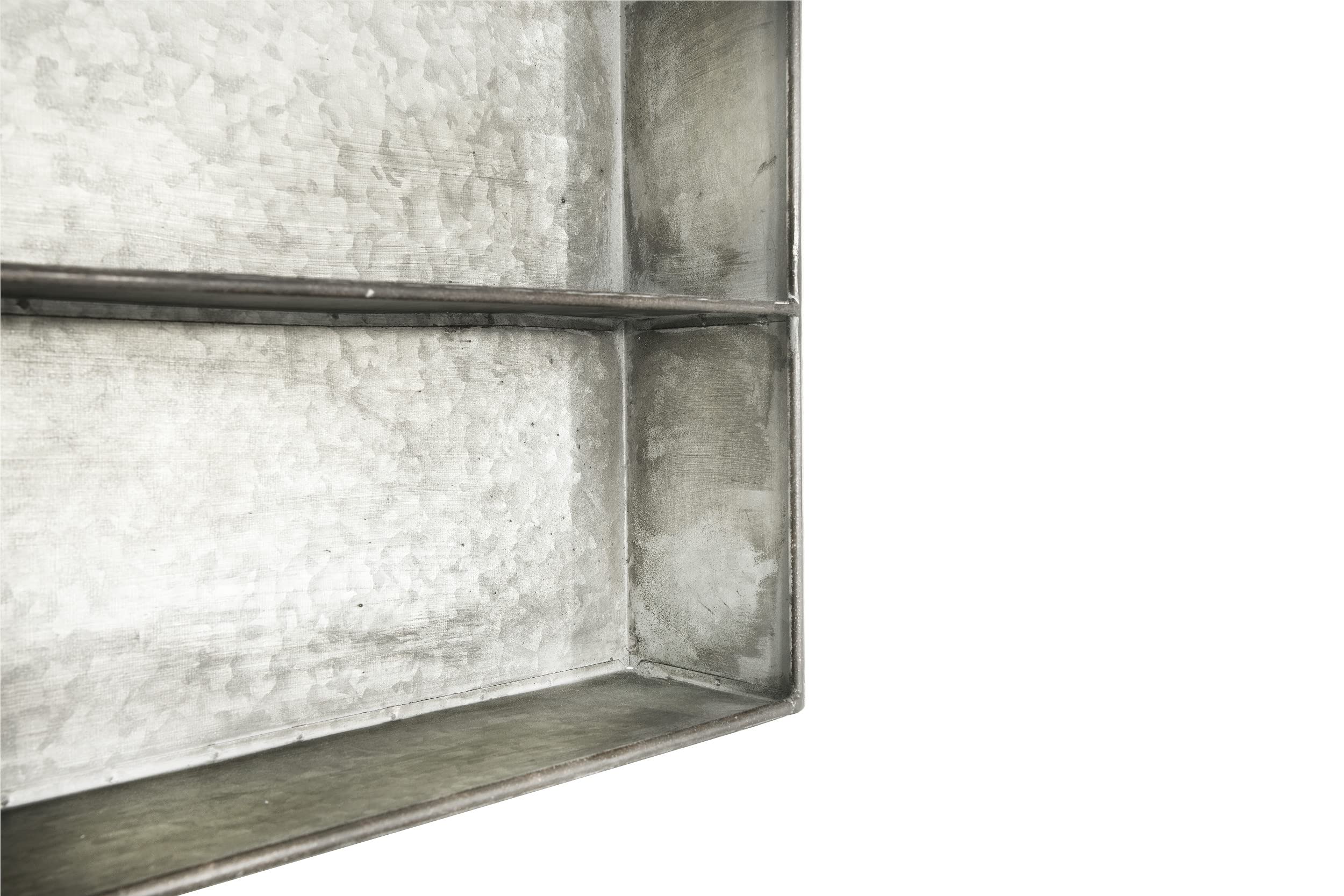 Amazon.com: Creative Co-Op Distressed Grey Metal 6 Tier Wall Shelf