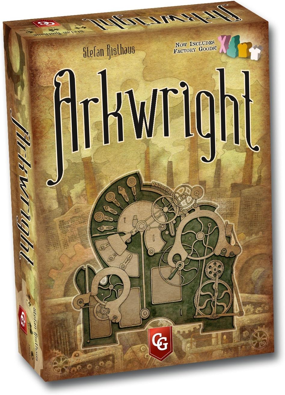 Capstone Games: Arkwright an Economic Strategy Board Game, 2-4 Players, Ages 12+, 120 to 240 Minute Game Play