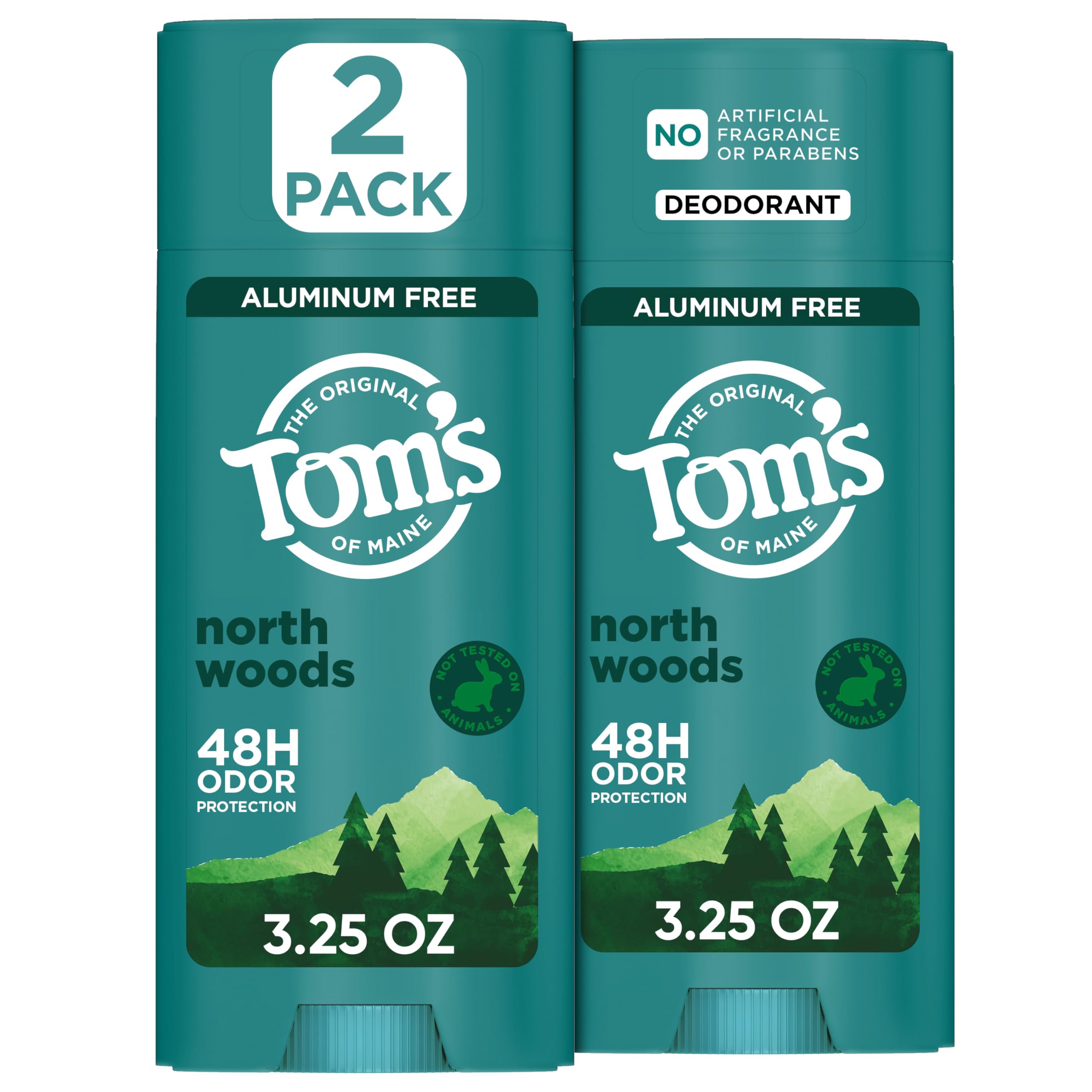 Amazon.com : Tom's of Maine North Woods Natural Deodorant for Men