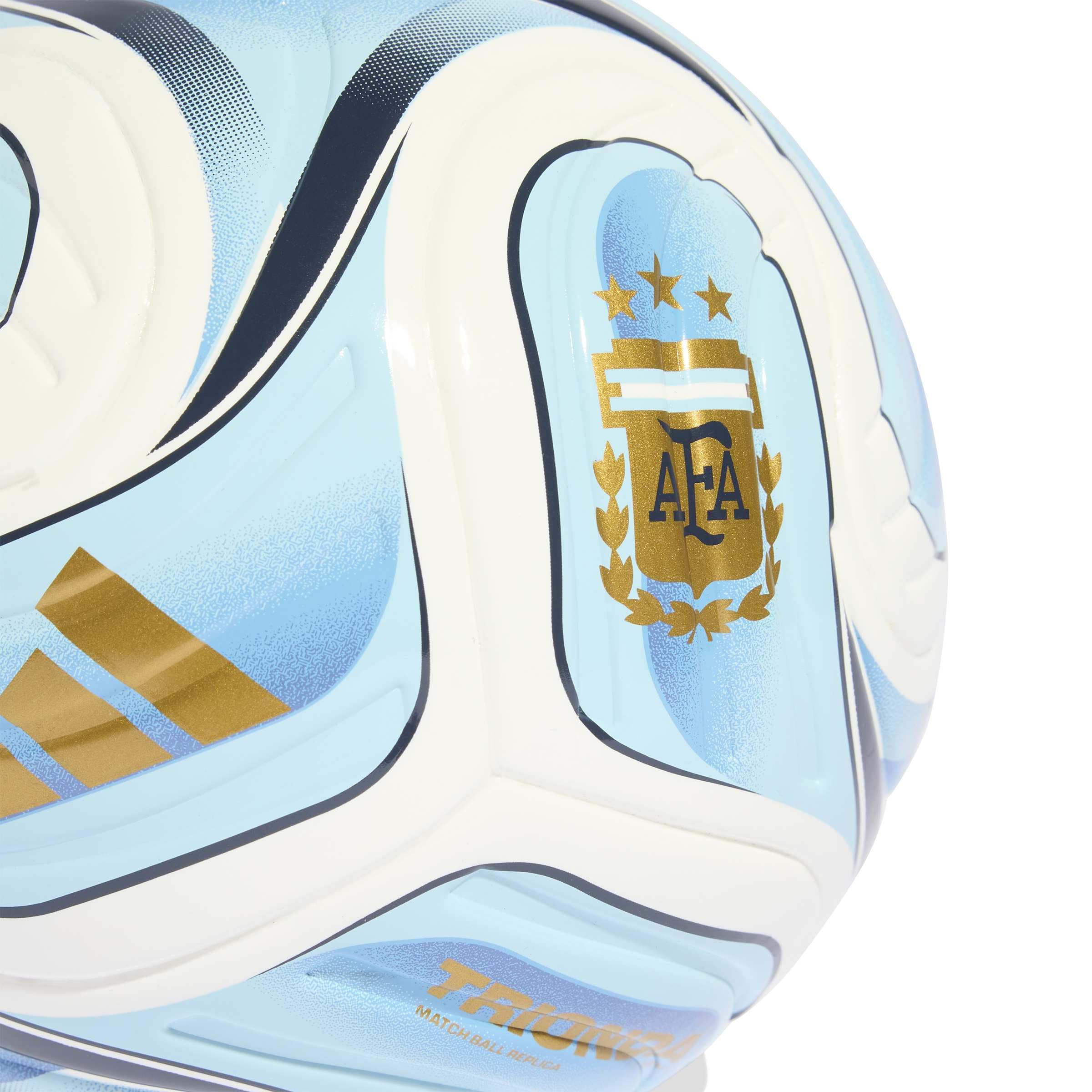 adidas Unisex-Adult FIFA World Cup 26 AFA Argentina Mini Home Soccer Ball, White/Icey Blue/Light Blue, 1 - 4