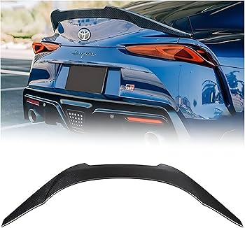 A90 91 GRスープラ　リヤスポイラー　リヤウィング　リアルカーボン Amazon | Rolling Gears リアルカーボンファイバートランクスポイラー