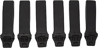 Maxpedition Clipe de junção de polímero TacTie PJC3 (pacote com 6), preto