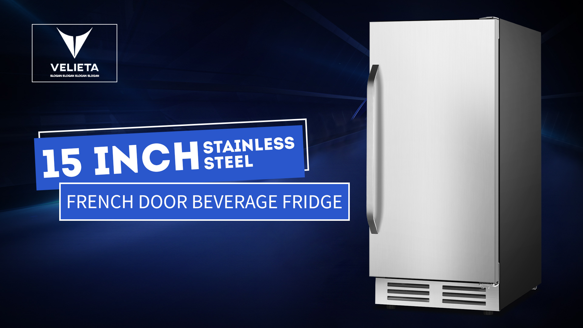 Image of 24 Inch Wine and Beverage Refrigerator, Dual Zone Wine Beverage Cooler, Built-in /Freestanding Beer and Wine Fridge with a Powerful Compressor, 20 Bottles and 88 Cans Capacity
