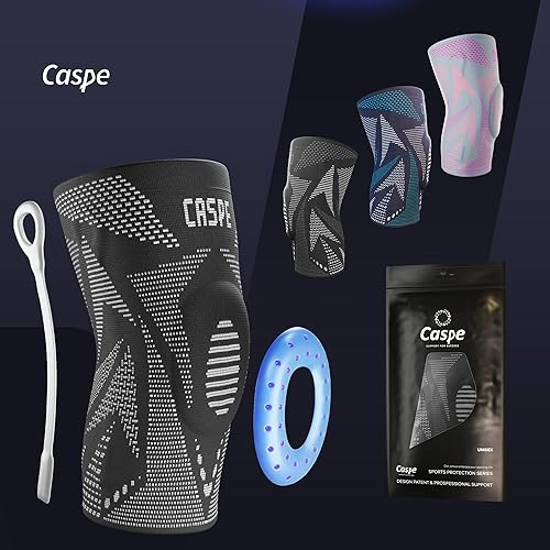 Miniatura 8 de Rodillera de compresión para mujeres y hombres para dolor de rodilla, soporte de rodilla con almohadilla de gel para rótula y estabilizador lateral,