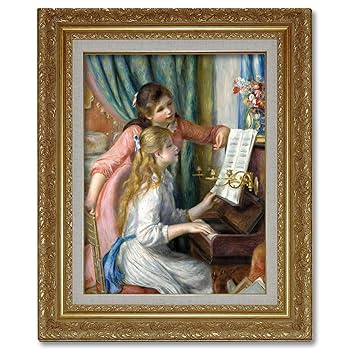 【複製画】「ピアノを弾く少女たち」1892年,ルノワール Amazon.co.jp: 世界の名画 ルノワール ピアノを弾く二人の少女