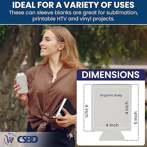 Miniatura 4 de CSBD - Aisladores de latas de color negro para fiestas, cerveza y soda, 12 paquetes, 25 paquetes, 50 paquetes, para, bodas, fiestas, eventos