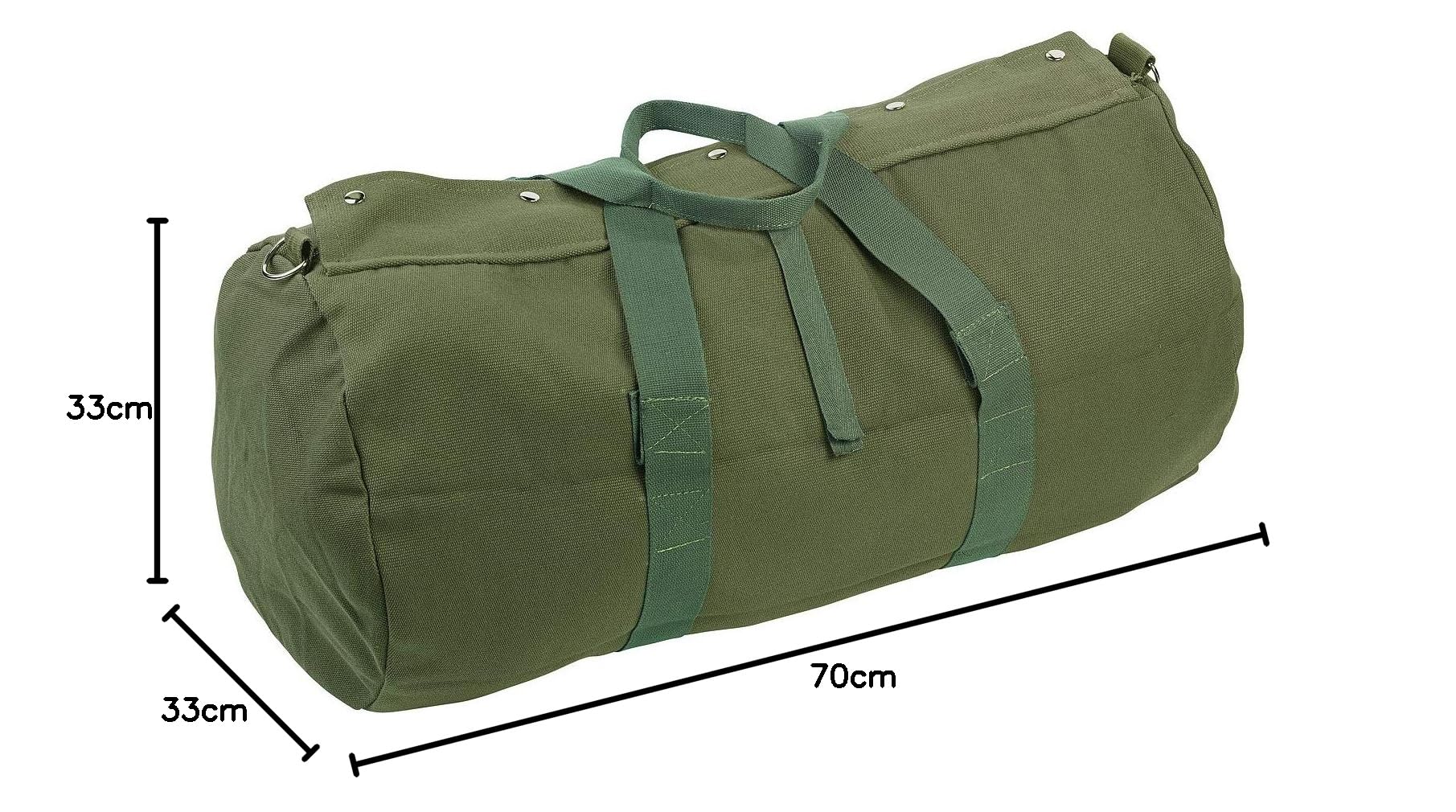 Xcase Bolsas de viaje - bolsa viaje lona XXL: Bolsa de viaje de lona XL con bandolera acolchada, 70 litros (deportiva, xxl, 60)
