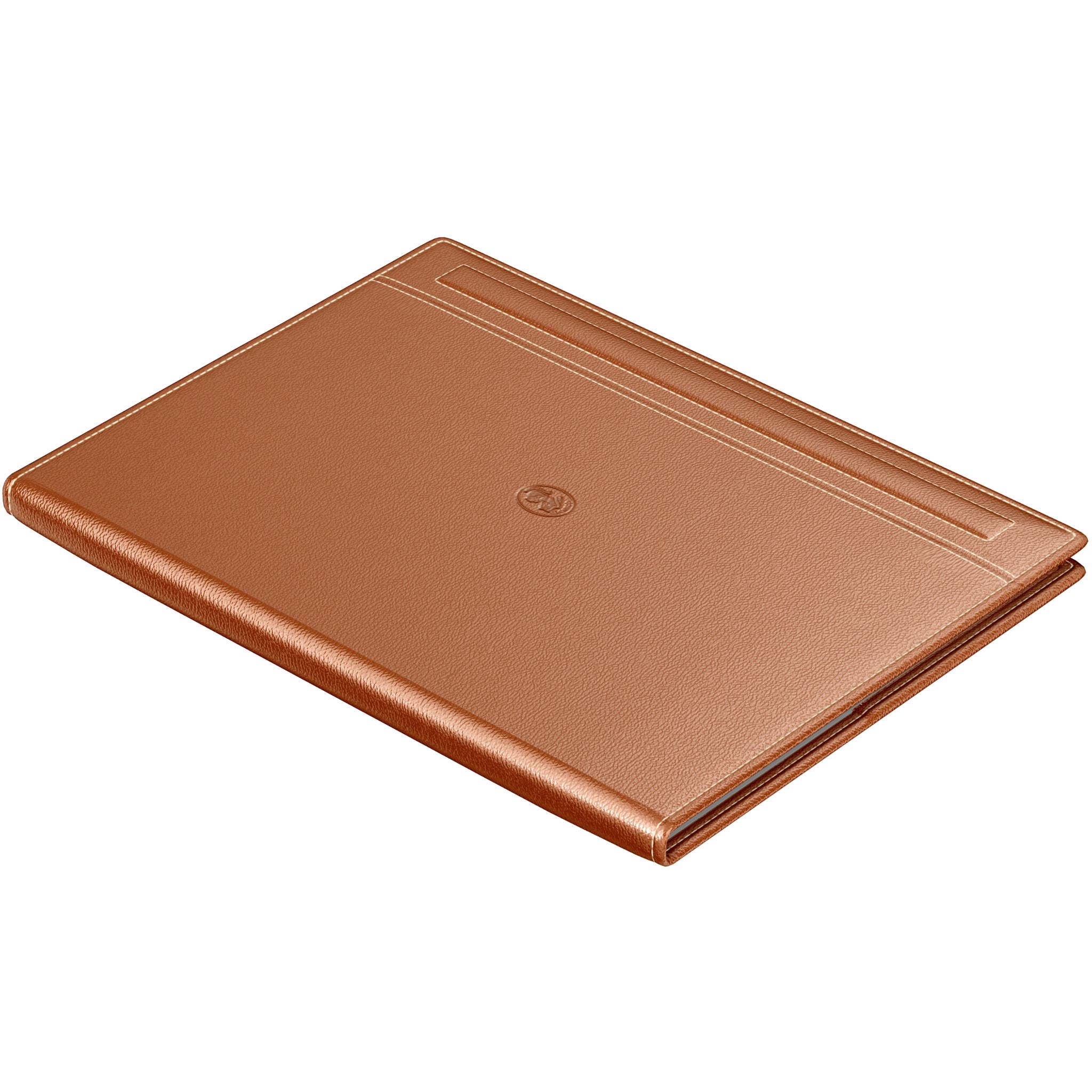 Rubrica telefonica in pelle cognac