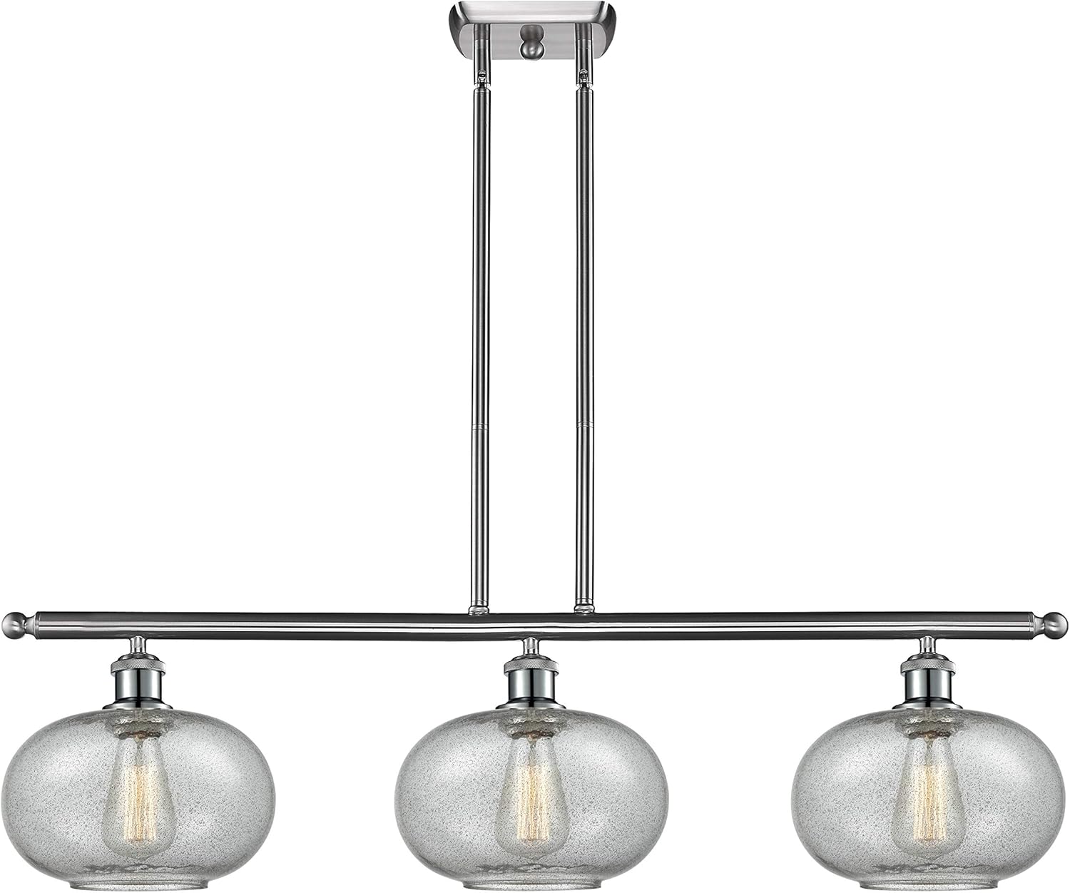Innovations 516-3I-SN-G247-LED 3 Island Light Vintage Dimmable LED, Brushed Satin Nickel