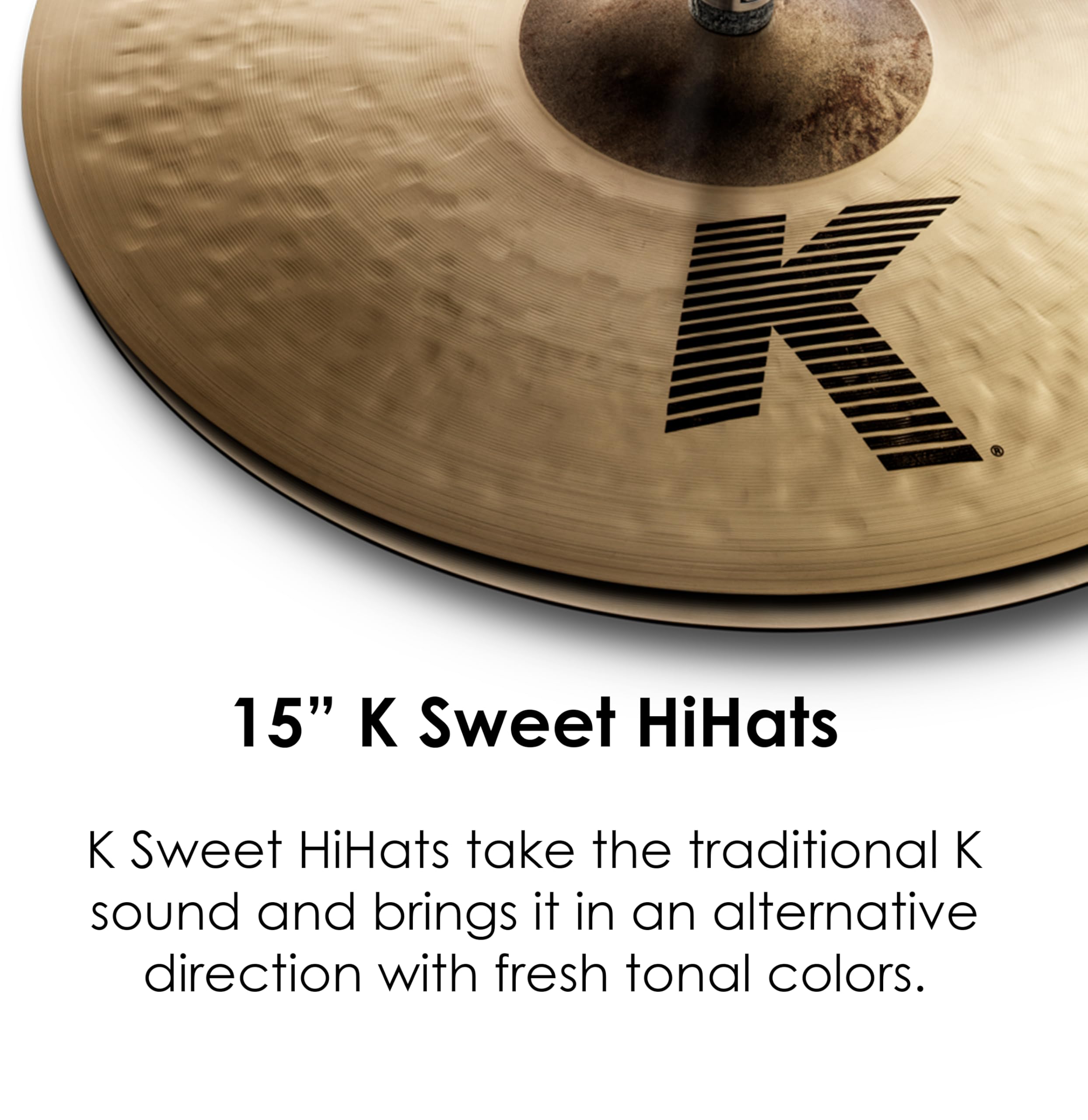 Amazon.com: Avedis Zildjian Company K Sweet Hi-Hat Cymbals - 15