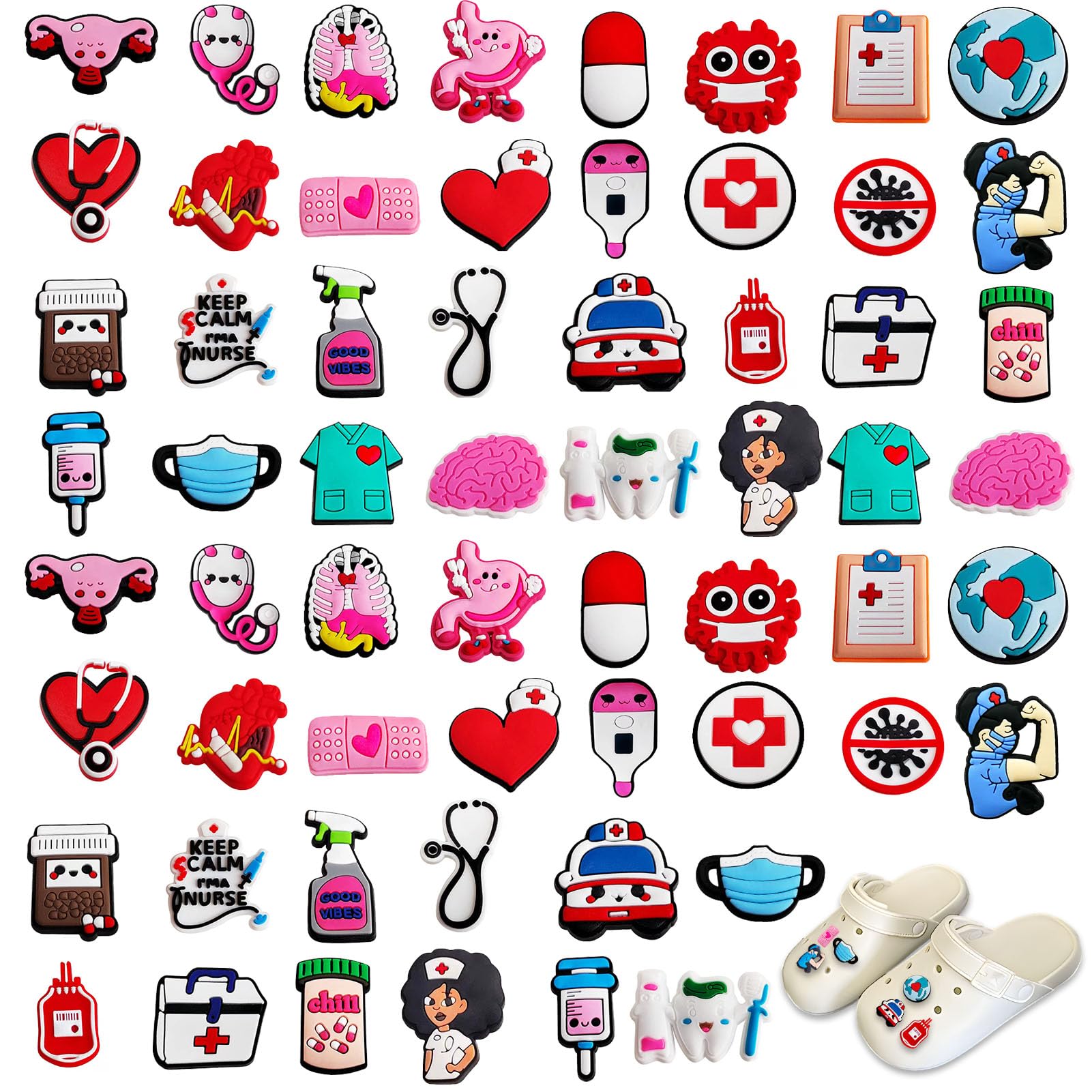 Acuiwer Schoen Charms voor Croc Kids Cartoon Klomp DecoratieCharm Schoen Accessoires Decoratie, Medium, Siliconen, Geen edelsteen Acuiwer Schoen Charms voor Croc Kids Cartoon Klomp DecoratieCharm Schoen Accessoires Decoratie, Medium, Siliconen, Geen edelsteen