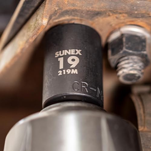 Miniatura 33 de Sunex 2569, 1/2" Drive Master Juego de llaves de impacto, 43 piezas, métricas, 9 mm - 30 mm, estándar/profundo, acero de aleación Cr-Mo, diseño