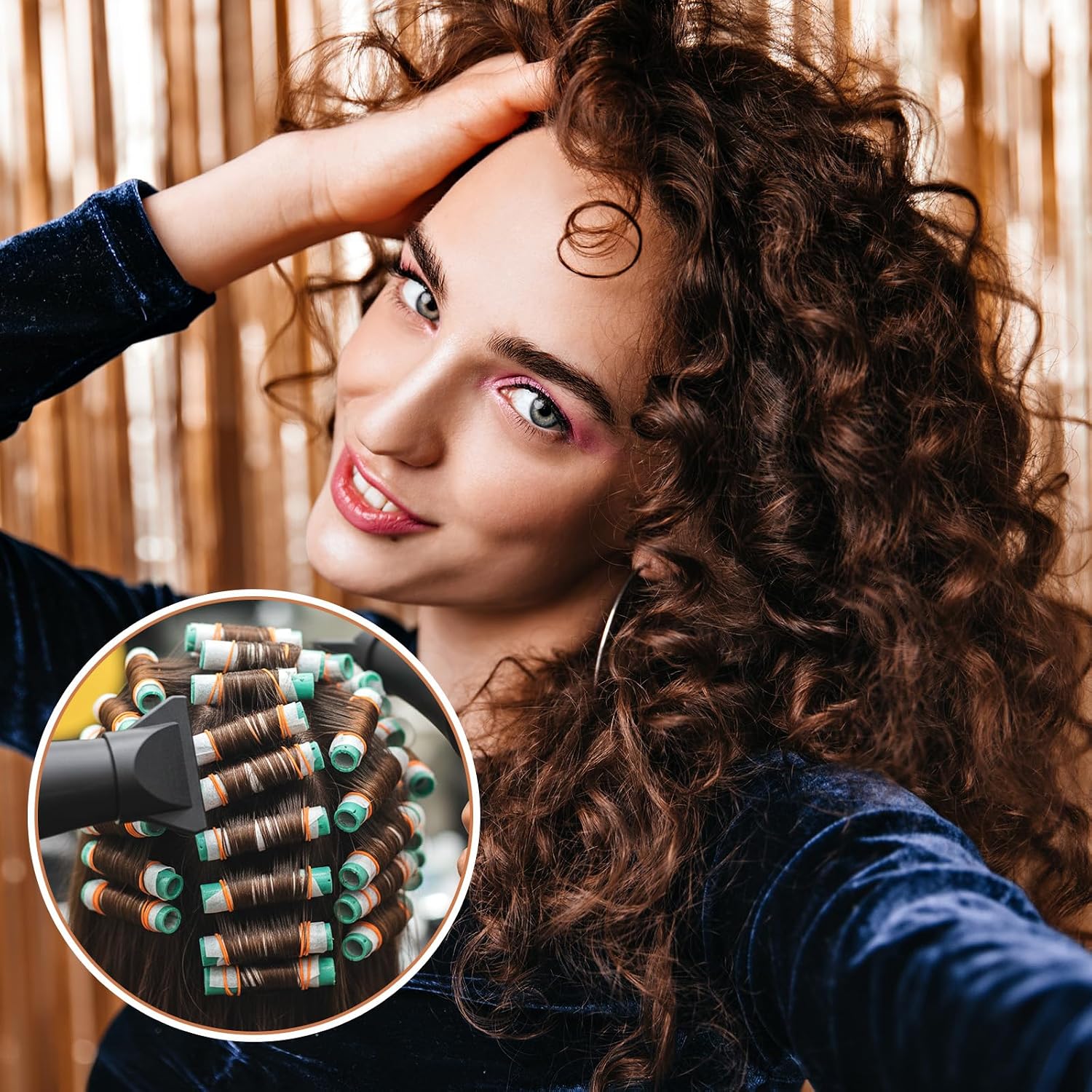 Ouligay 100 PCS Perm Papers for Hair Perm Paper, End Tissue for Hair Perms, Heat-Resistant, Salon Tissue Hairs Curling Papers Hairstyling Curling Tool for Salon Shop, Cold and Hot Perms