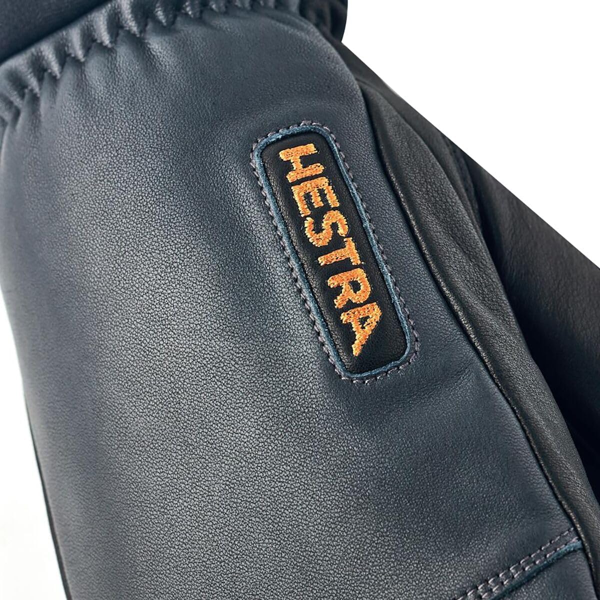 Army Leather Wool Terry Mitten, Grey, 10 - Image 5