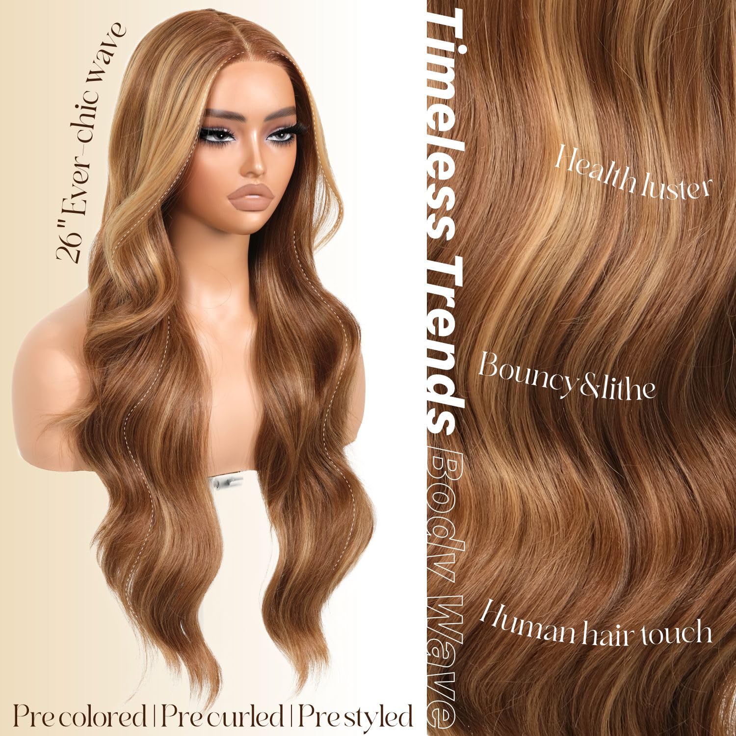 ?BLONDE BROWN MIX FULL CAP  WIG? *NWT*
?? Amazon.com : Amarlis Blonde Highlight Wigs for Women, Blonde  main image 3