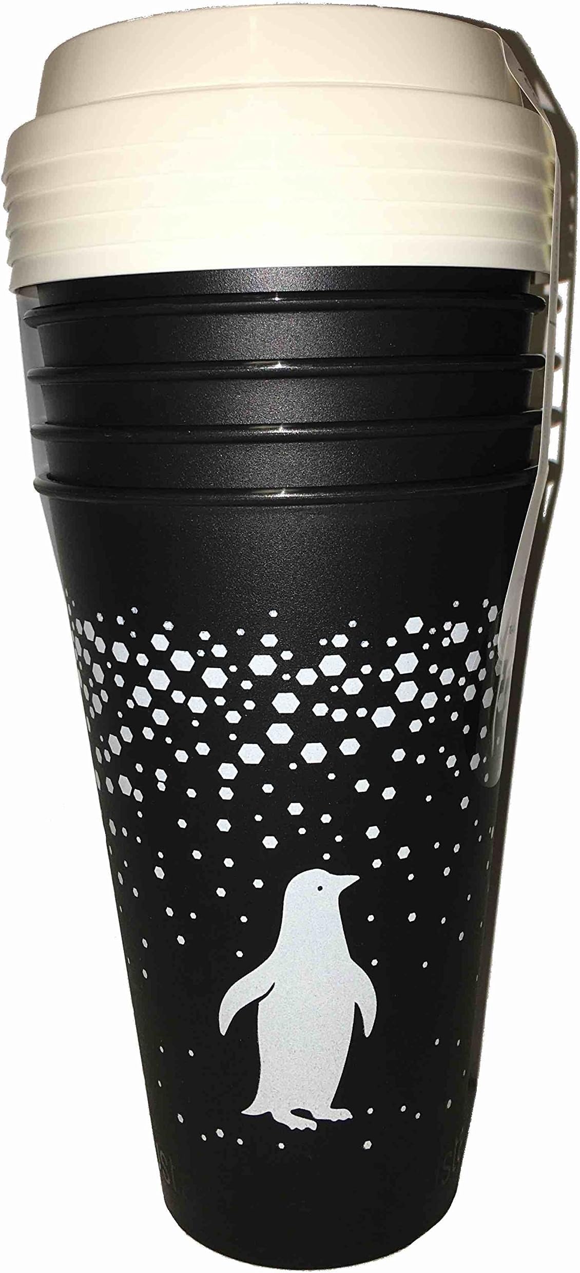Aladdin 5 Reusable To-Go Cups Festive Penguin