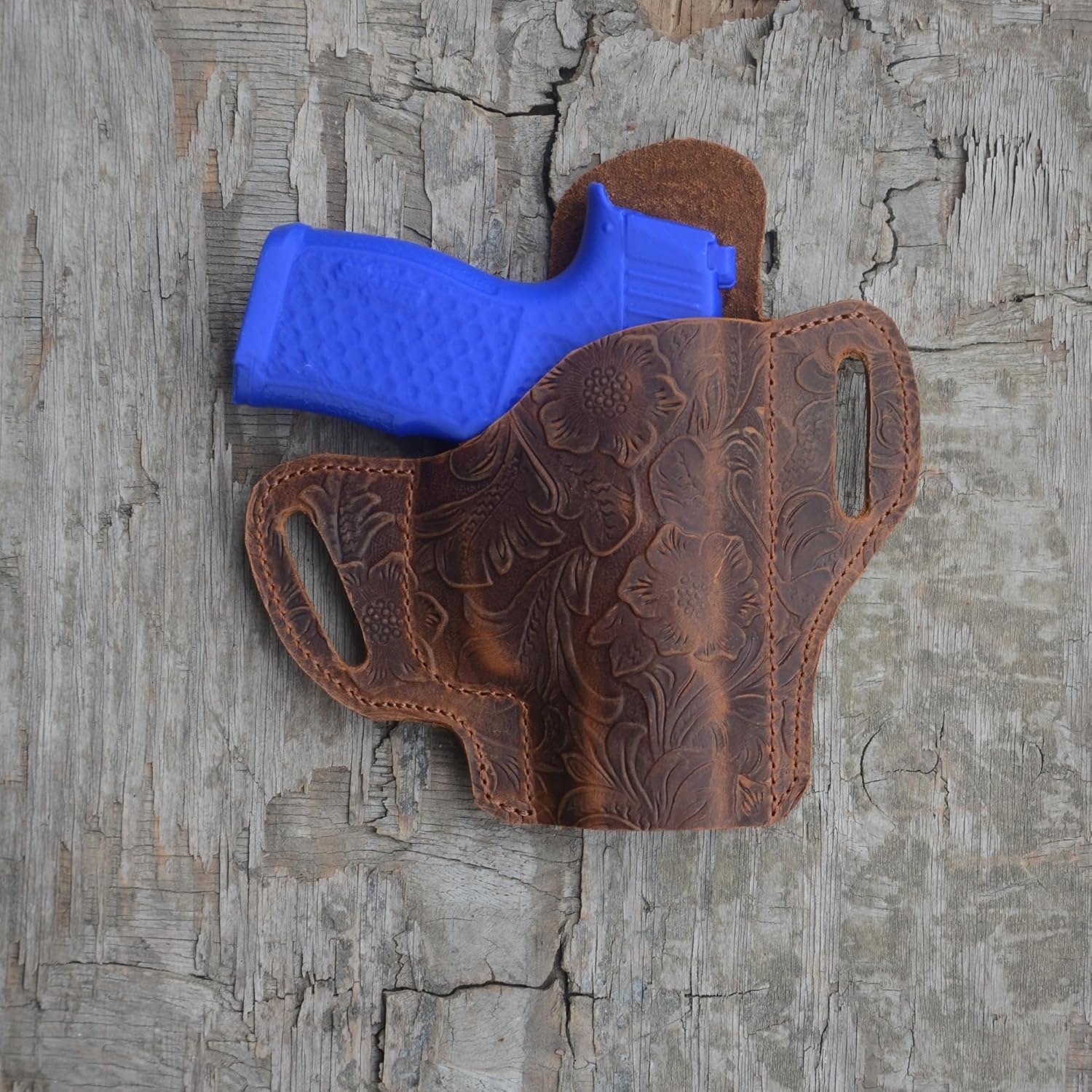 JJNUSA Leather Gun Holsters for Glock 42 43X, Holsters for Smith and Wesson M&P 2.0 Shield 380 EZ - 9 Shield Plus Ruger Security 380 LCP MAX Sig P365, P365 SAS, P365X OWB