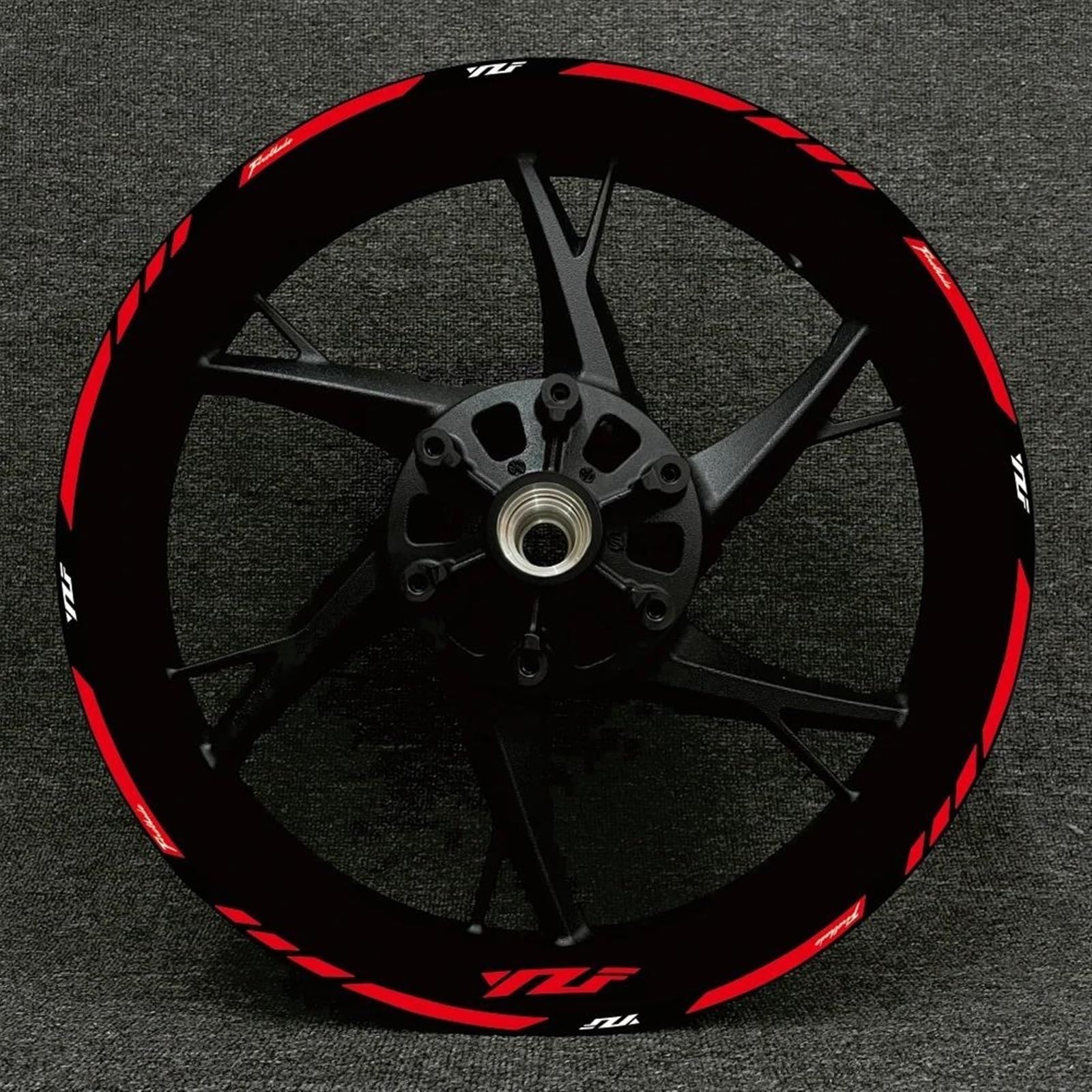 Stickers Motorcycle Accessories Wheel Stickers Reflective Rim Motorbike Waterproof Decals for Yamaha MT-09 MT09 MT07 MT10(Style 27)