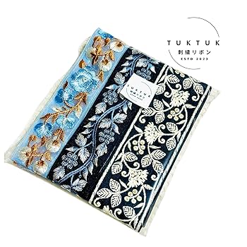 インド刺繍リボン専用 インド刺繍リボンカット売り「10cm ribbon」