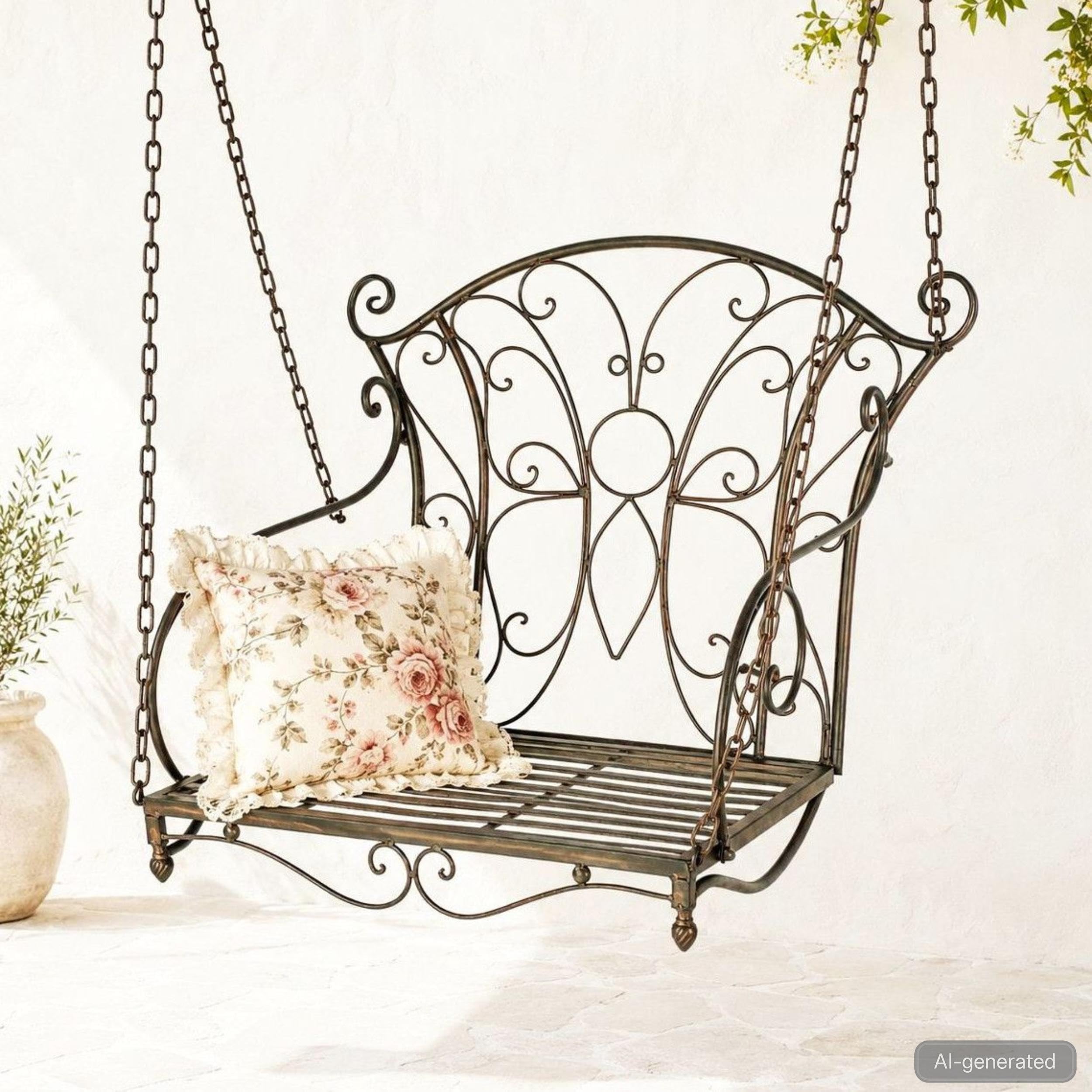 DanDiBo Hängesessel Outdoor ohne Gestell Hängeschaukel 18811 Hängestuhl Hanging Chair Hängesitz Garten Gartenschaukel Hollywoodschaukel