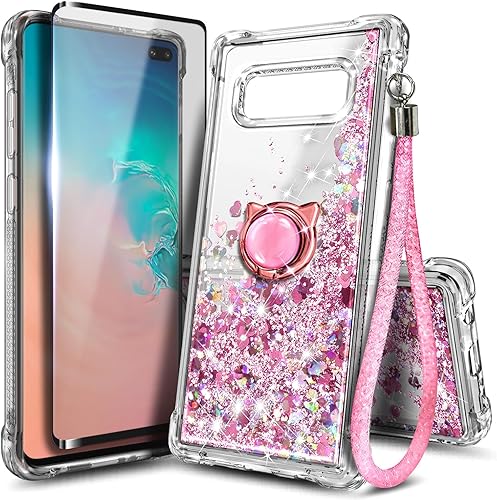 Miniatura 471 de NGB Supremacy Funda compatible con Samsung Galaxy S22 Plus (5G de 6.6 pulgadas) con protector de pantalla (cobertura máxima, TPU flexible), soporte