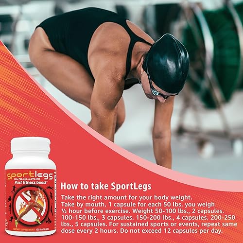 Miniatura 7 de SPORTLEGS Fast Fitness Boost Pre Workout para hombres y mujeres, suplemento de ácido láctico, combustible de resistencia deportiva, suplementos de