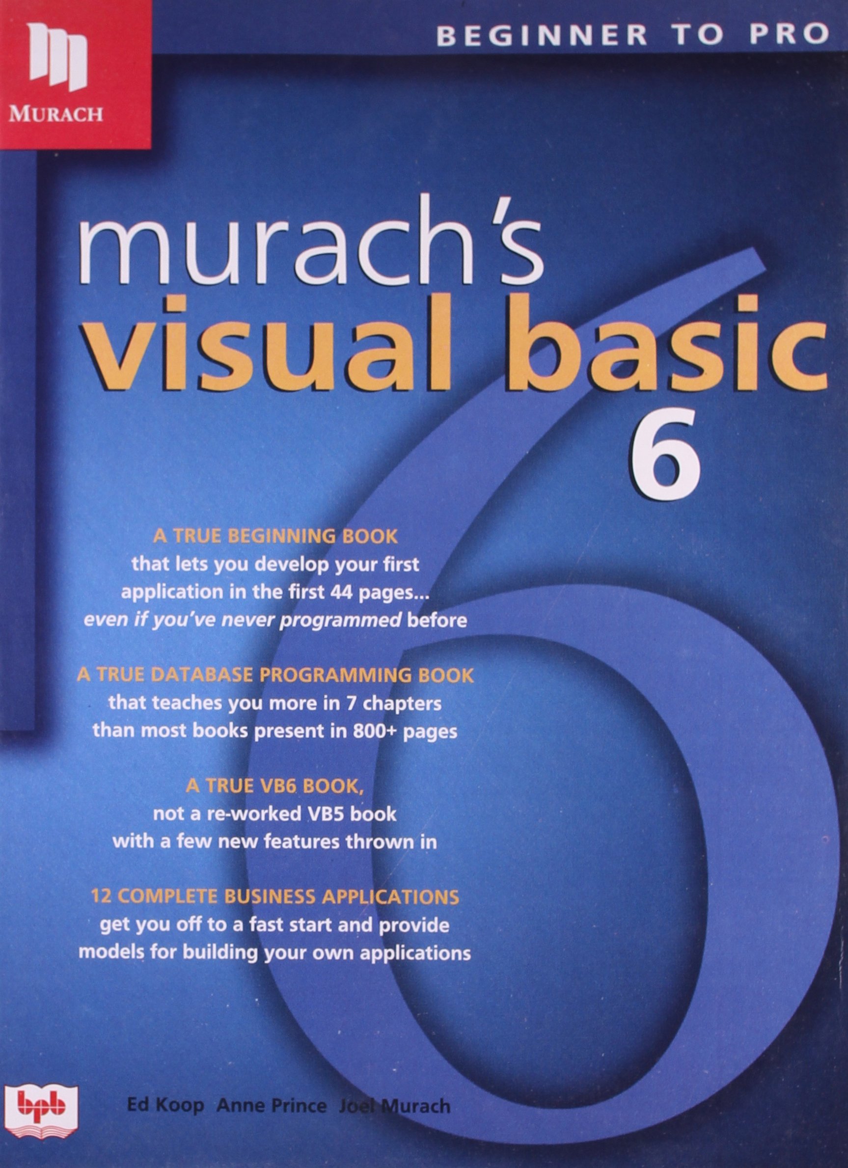 Murach's Visual Basic 6 Paperback – 1 December 2002