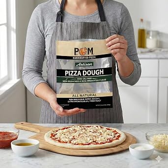 Artisan Pizza Dough Balls 18 Pack (16 oz Each), Fresh Artisan All Natural Dough Made in New Jersey, Shipped in a Cooler