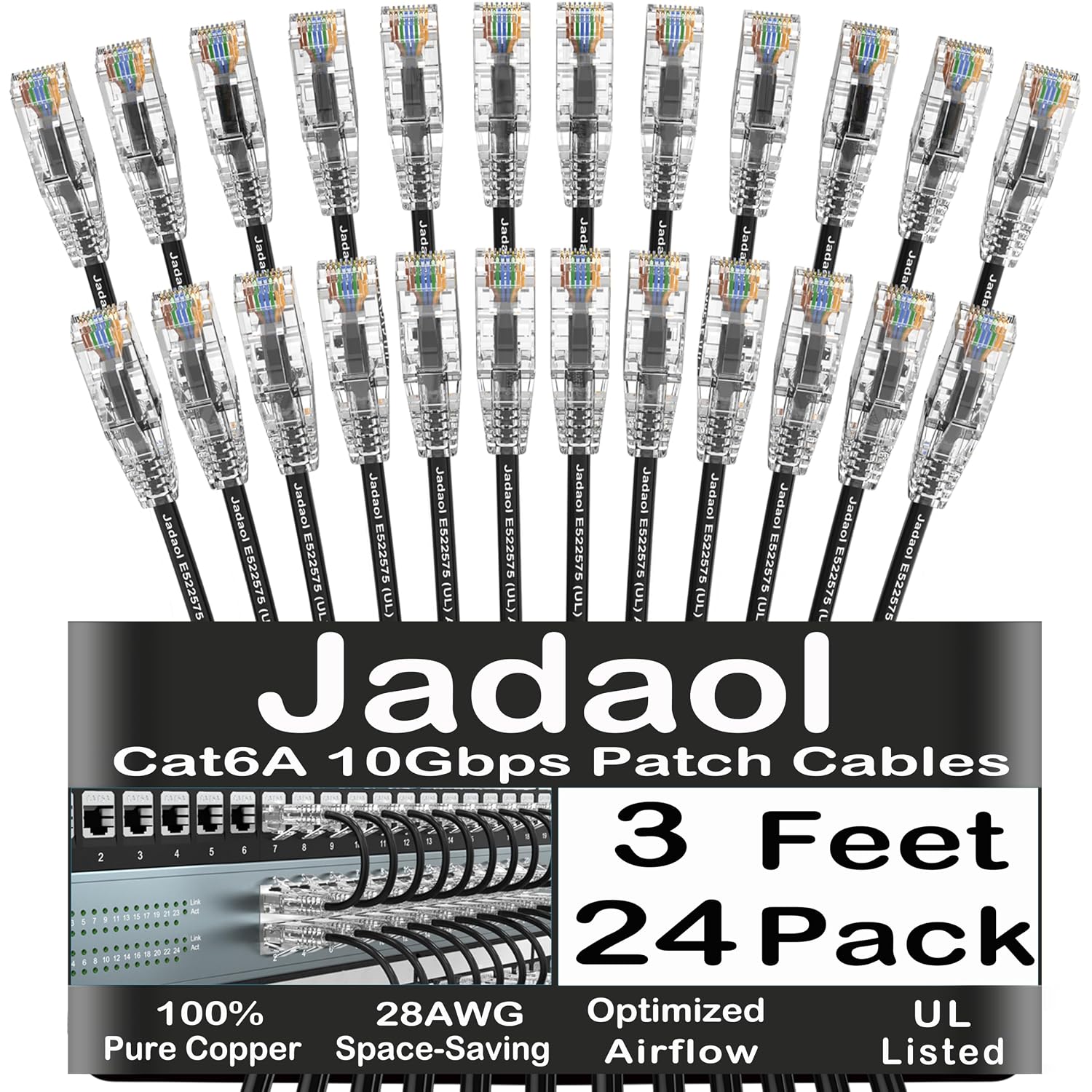 Jadaol UL Listed Patch Cables Cat...