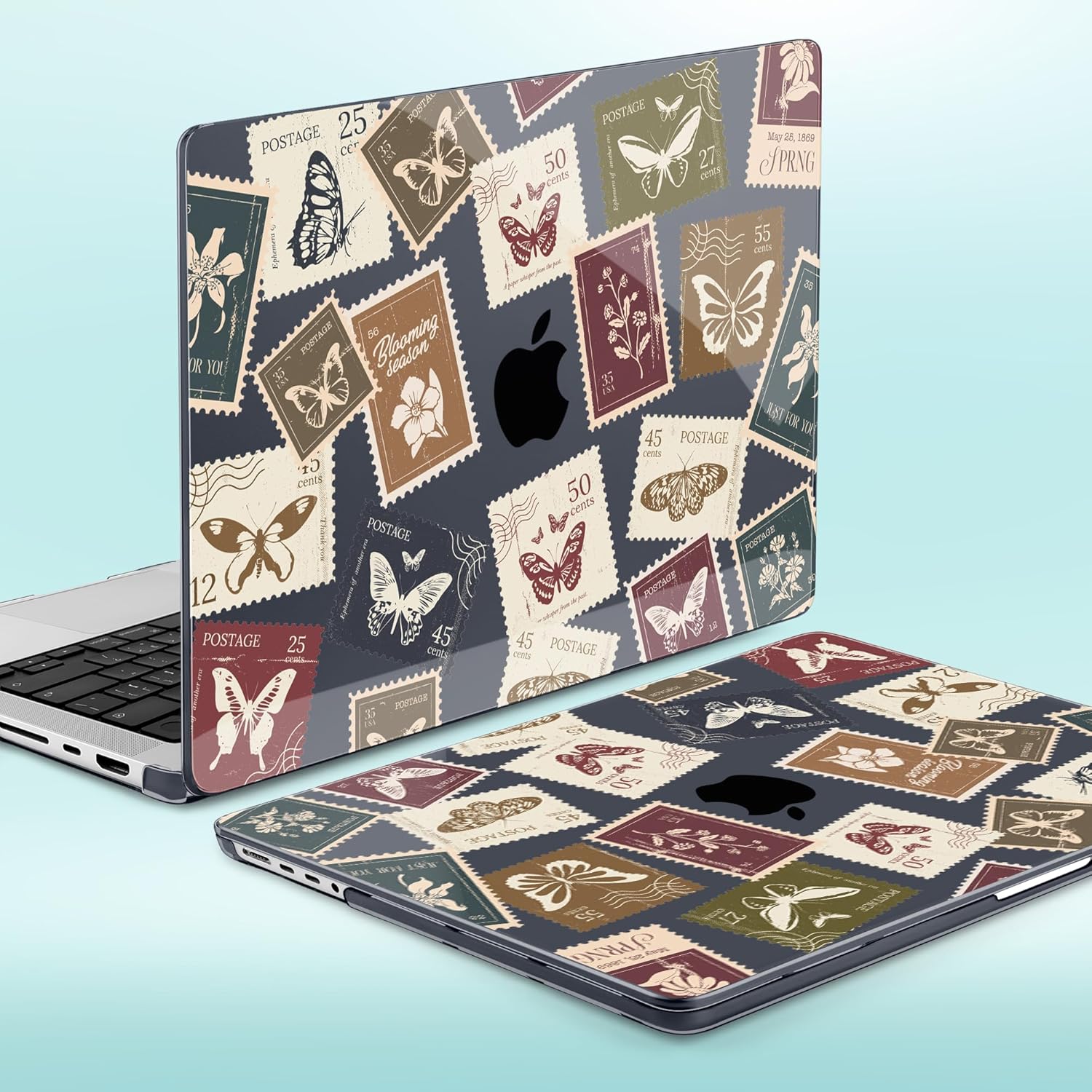 for MacBook Pro 14 inch Case 2026 2025-2021 Release M5 M4 M3 M2 M1 Pro/Max A3427 A3426 A3434 A3112 A3185 A3401 A2918 A2992 A2779 A2442,Case&Keyboard Skin&Trackpad Film&2 OTG, Post Stamps