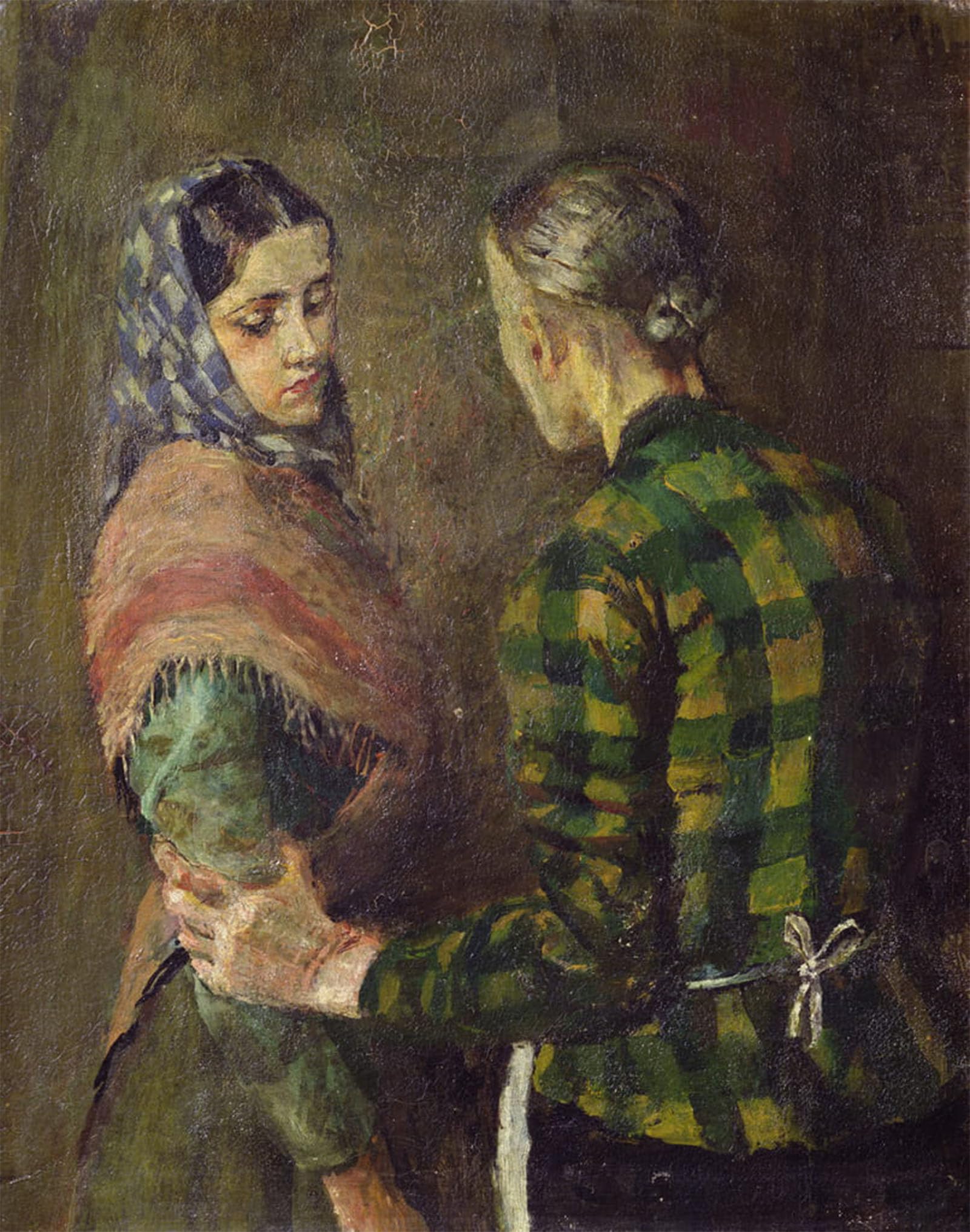 POSTERIIk Famous Modern Artwork Art Mural the Warning by Christian Krohg Oil Paintings Pictures for Home Decor 60x90cm