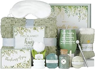 InnoBeta Baskets for Women, Friendship Gifts for Her, Useful Self Care Package for BFF, Bestie, Soul Sister on Birthdays, Christmas