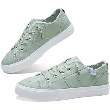 Obtaom Womens Play Fashion Sneaker White Color Washed and Leopard Canvas Slip on Shoes