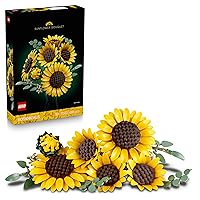 LEGO Botanicals Bouquet di Girasoli - Set di Fiori Artificiali per Adulti